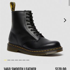 Dr. Martens 1460 SMOOTH LEATHER LACE UP BOOTS